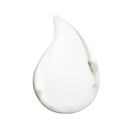 white hyaluronic acid cream swatch