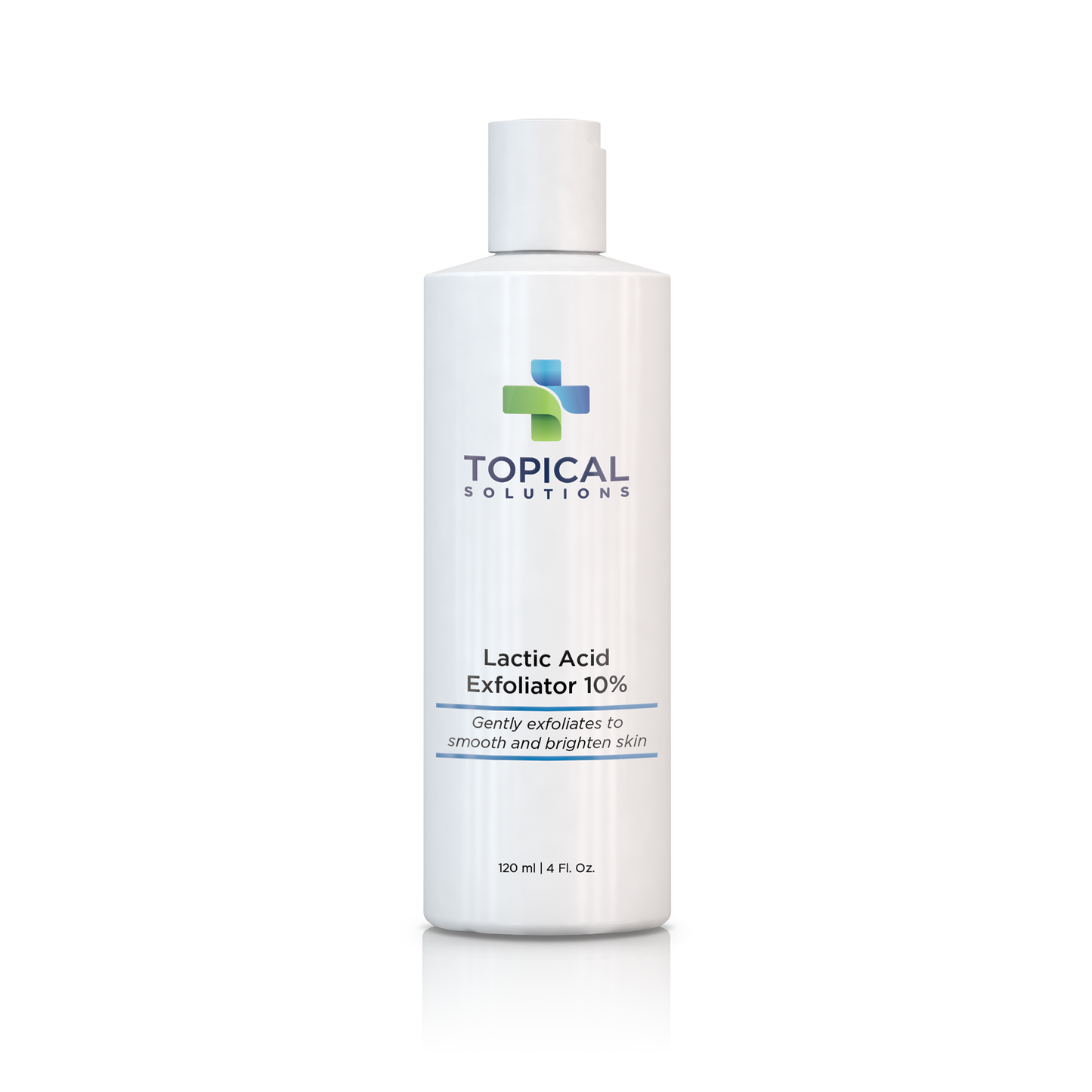 professional and clinical lactic acid exfoliator 10% skin care by topical solutions