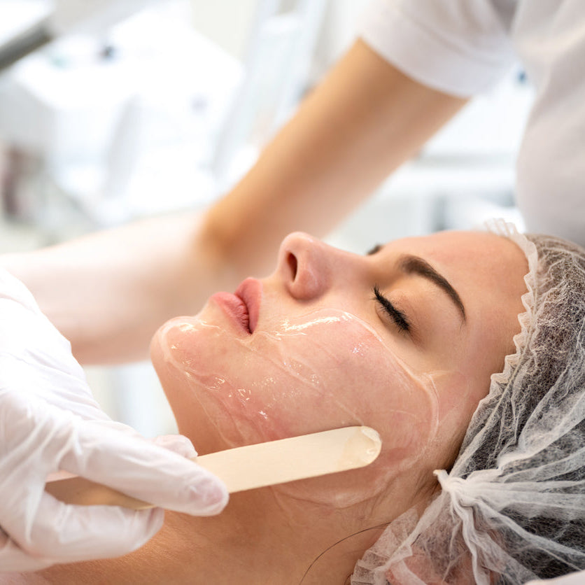 professional grade skin care being applied by a medical doctor