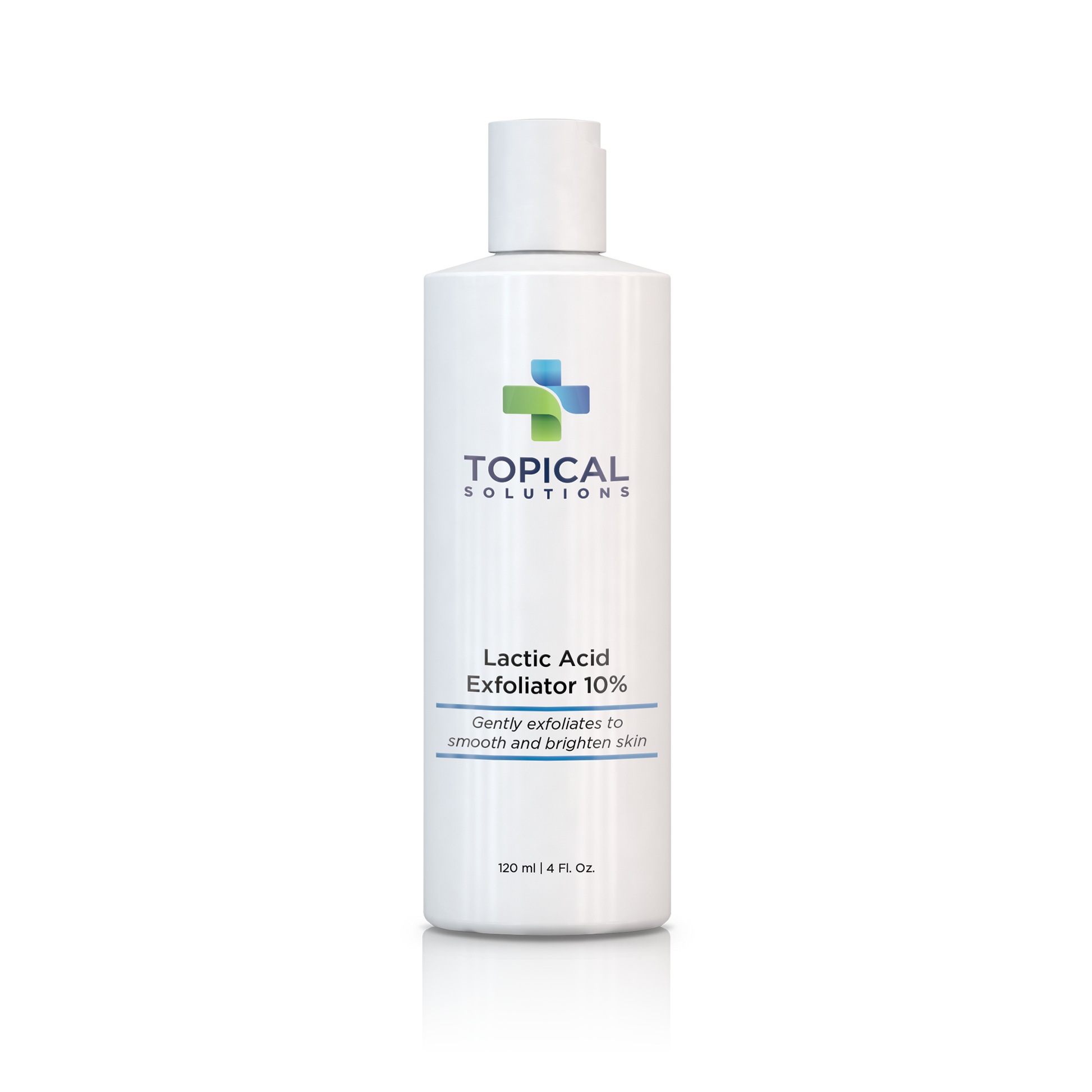 professional and clinical lactic acid exfoliator 10% skin care by topical solutions